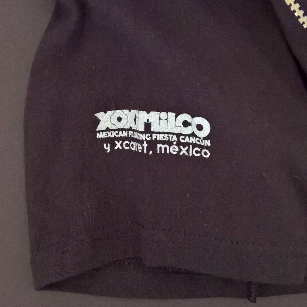 Karani Art Xoximilco Mexican Floating Fiesta Wrestling Mask T-Shirt Size Large L - Picture 3 of 3